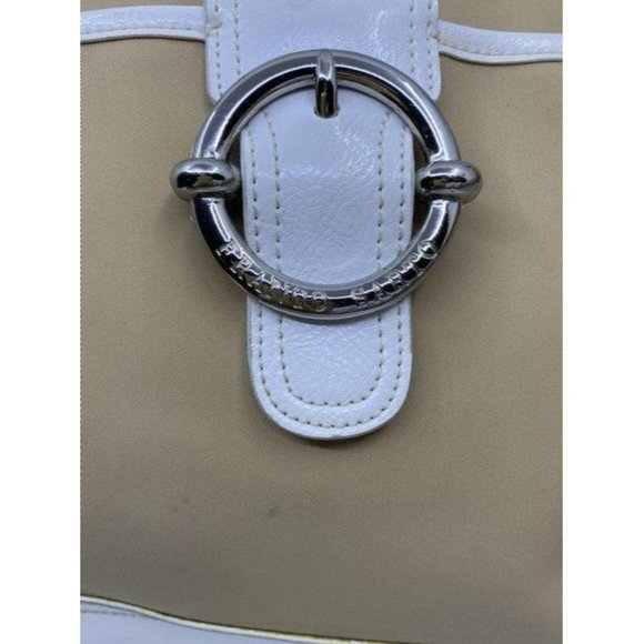 franco sarto bag white tan fabric tote - Picture 9 of 10
